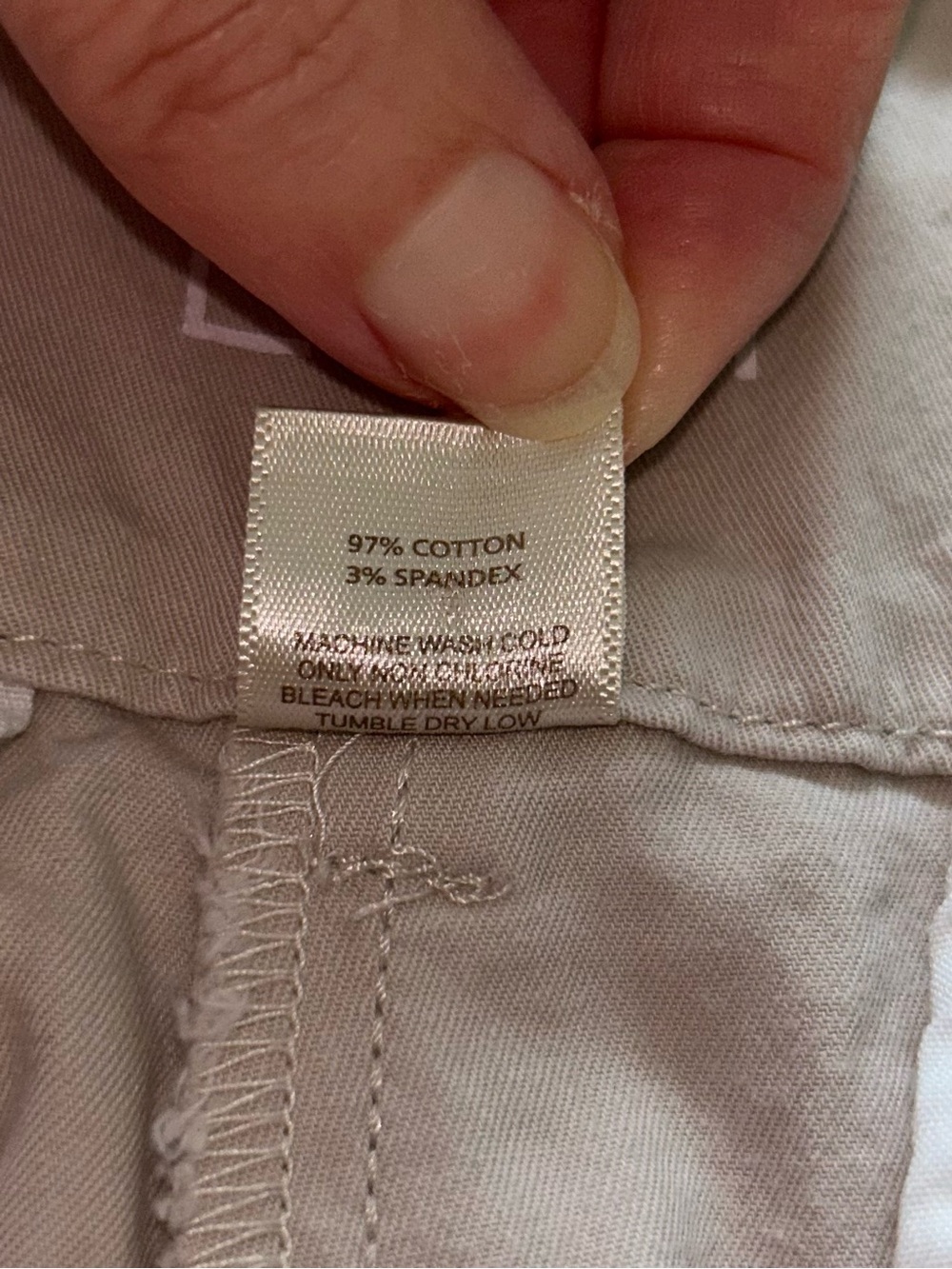 LOFT Beige Curvy Crop Pants - Picture 4 of 4